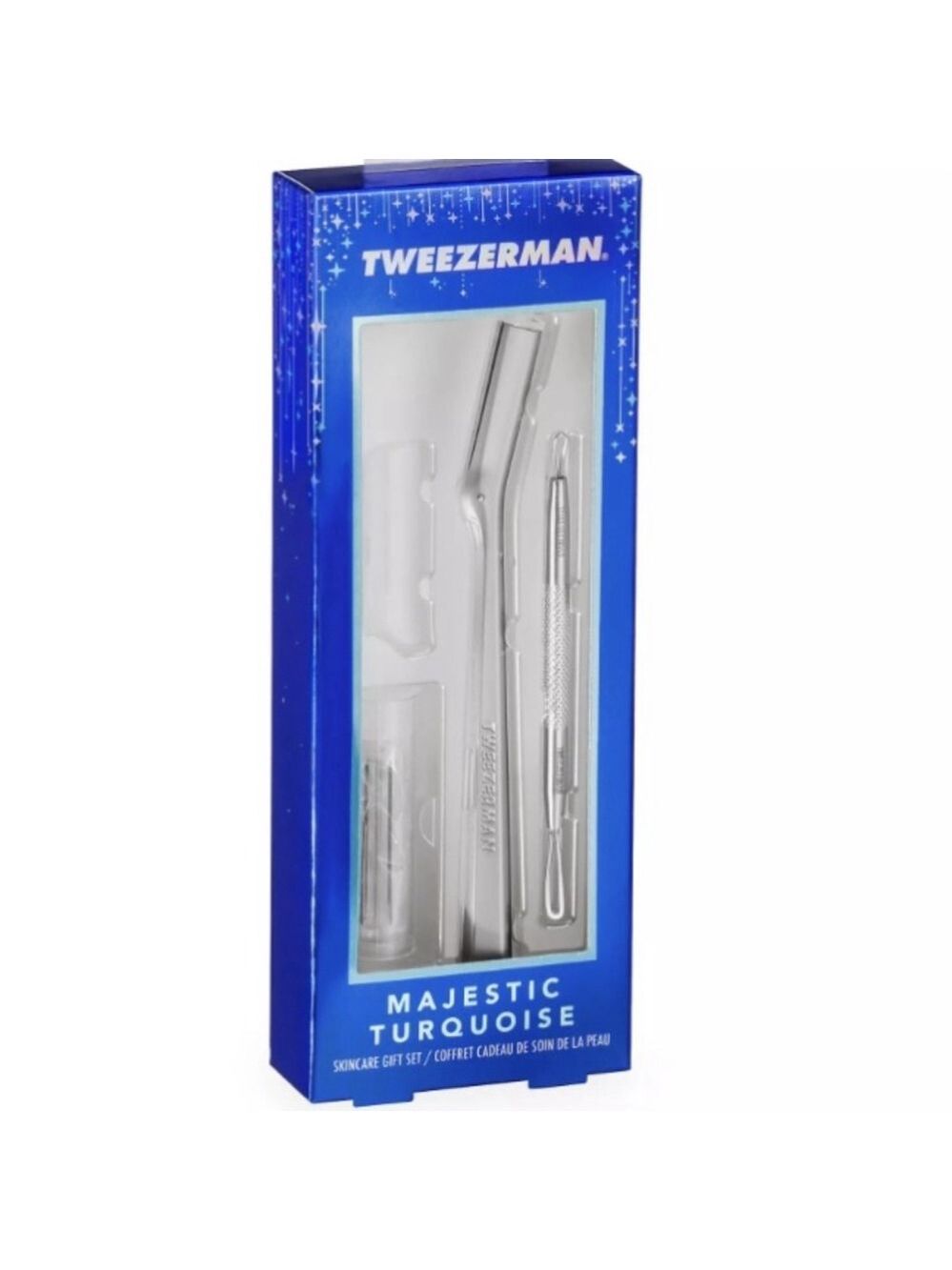 Tweezerman Majestic Turquoise Skincare Gift Set NWT